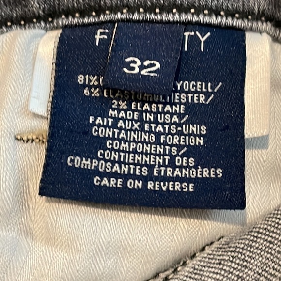 NWT Fidelity Gwen Crop High Rise Skinny Ankle Jeans Gray Dissolve Raw Hem 32 - Picture 6 of 14